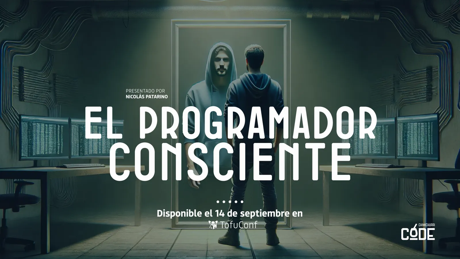 Portada de la charla El programador consciente